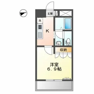 フォートレス・T【1階】の間取り