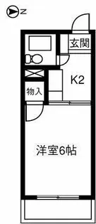 ハイム62【203号室】の間取り