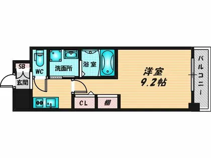 セイワパレス深江南【4階】の間取り