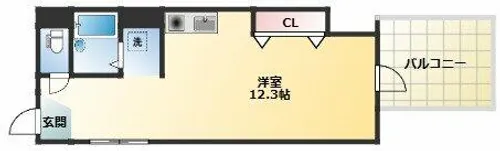 カリーナアモーレ【3階】の間取り