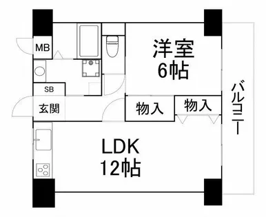 ロベリア弐番館【4階】の間取り