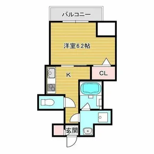 Forte di Comfort【6階】の間取り