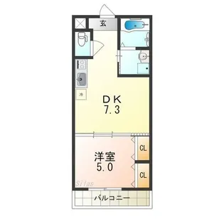 Regina.Ⅰ 7番館【3階】の間取り