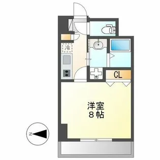 プルミエ志賀本通【704号室】の間取り