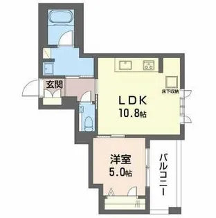 Avenir旭ヶ丘【1階】の間取り