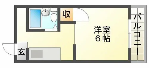 シャンボール藤井【2階】の間取り