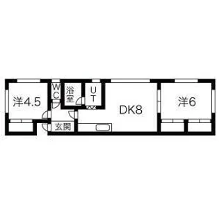 2DKの間取り画像