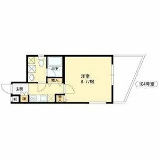 プロスパーハイツ深井【1階】の間取り