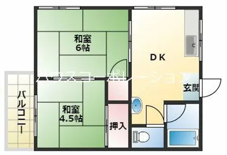 兵庫県尼崎市南塚口町8丁目【マンション】の間取り