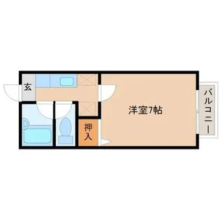 兵庫県尼崎市南塚口町2丁目【アパート】の間取り