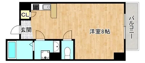 セザール東邦【5階】の間取り