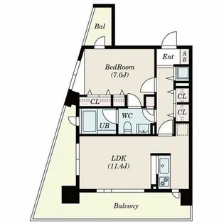 ヴァリエ東別院【3階】の間取り