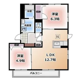 マイネハイマート【B102号室】の間取り