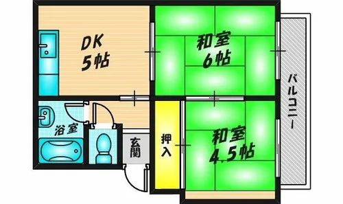Serie東大阪【4階】の間取り