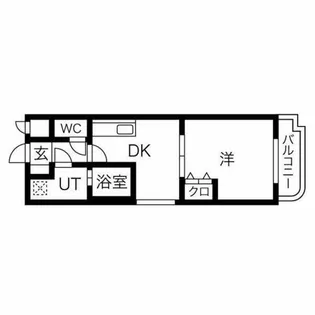 サプリーム神田【1階】の間取り