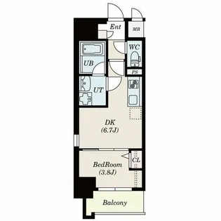 ポルタニグラ大須【2階】の間取り