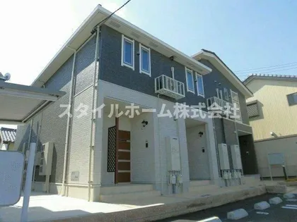 フラット ウエスト【1階】の外観