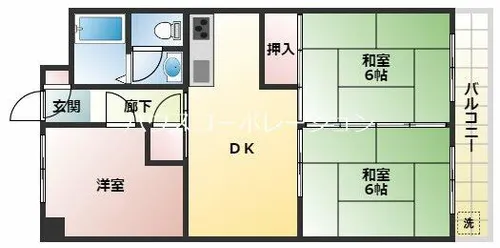 兵庫県尼崎市東園田町5丁目【マンション】の間取り