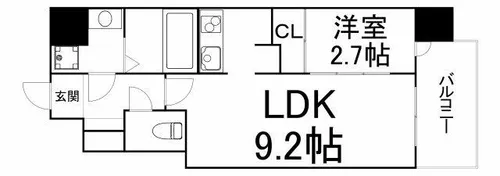 ミラージュパレス都島本通【5階】の間取り