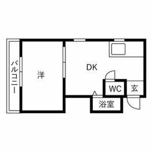 サンプラザ照ヶ丘A棟【1階】の間取り