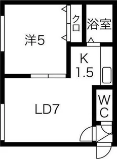 コアライズ参番館【3階】の間取り