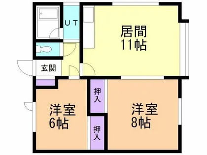 メゾン美登里【201号室】の間取り