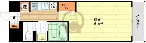 大阪府大阪市西区南堀江4丁目【マンション】の間取り