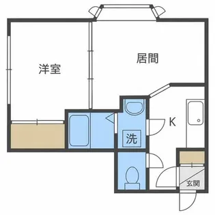 シャトレーヌ13【202号室】の間取り