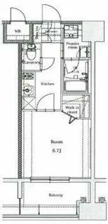 エンクレスト博多EAST PARK【7階】の間取り