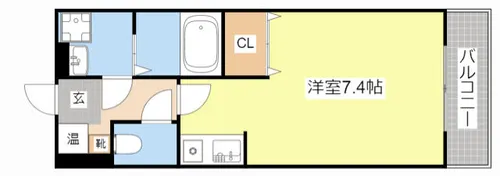 OMアコールデ【203号室】の間取り