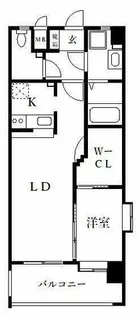 エンクレスト天神Ⅲ【12階】の間取り