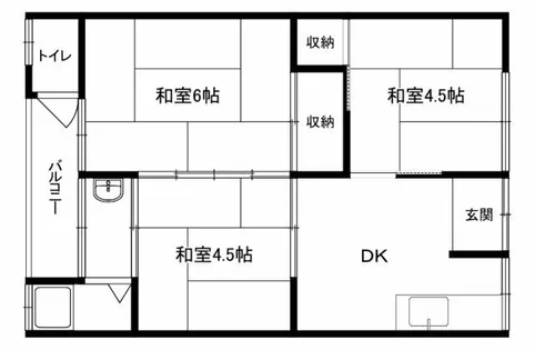 阪口文化【202号室】の間取り