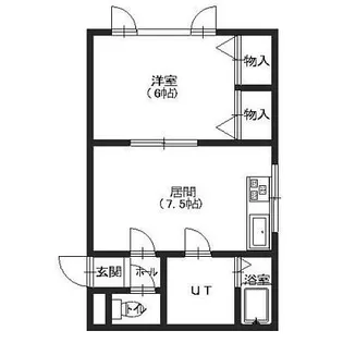 ピアパレス白鳥【204号室】の間取り