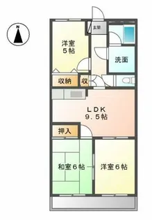 コンフォールS【2階】の間取り