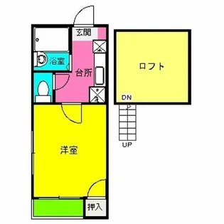 ティーファイブ竹下【1階】の間取り
