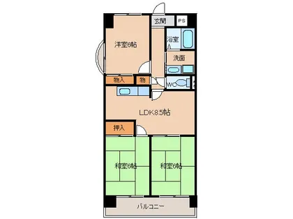 さくら大栄ビル【501号室】の間取り
