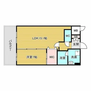 クレスティークAYA【11階】の間取り