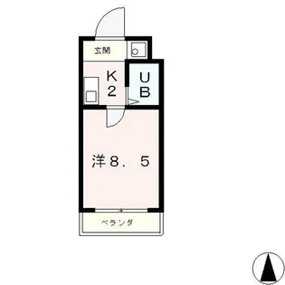 ヒューマスタ39【3階】の間取り