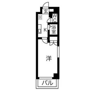 ルミナス新栄【4階】の間取り