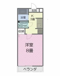 エミール大岩【1階】の間取り