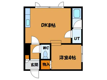 パオストミオカ【203号室】の間取り