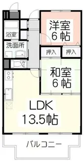 サニーコート和泉【302号室】の間取り