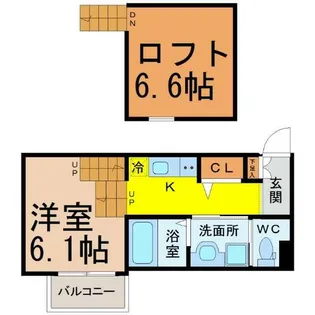 スマイルセレクト中村公園【1階】の間取り