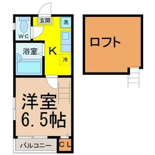 アミティエ喜多山【2階】の間取り