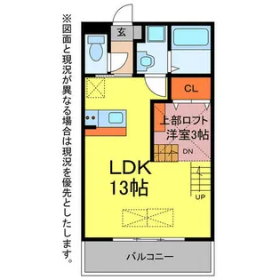 ルネス・サンヒルズ【1階】の間取り