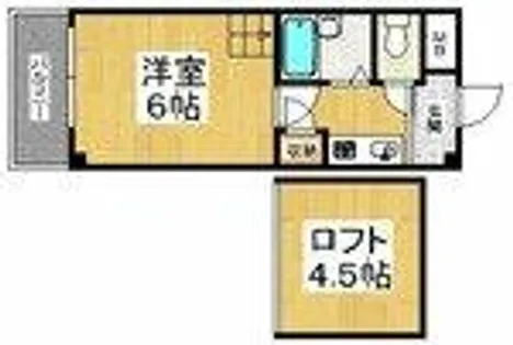 マンションライツ【4階】の間取り