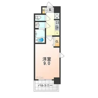 ArtizA堺東【5階】の間取り
