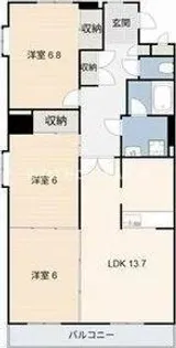 SEISUI【202号室】の間取り