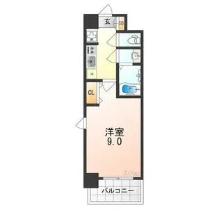 ArtizA堺東【7階】の間取り