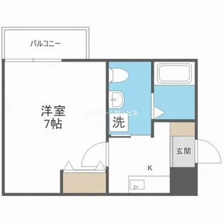 大阪府大阪市住之江区北島2丁目【マンション】の間取り